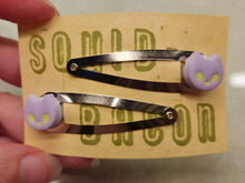 Marshmallow Kitten Hair Clips