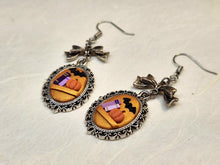 Batwing Bookcase Earrings