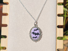 Bats Flight Cameo Necklace