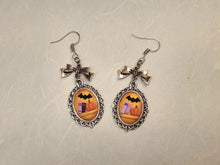 Batwing Bookcase Earrings