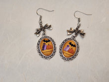 Batwing Bookcase Earrings