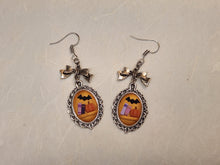 Batwing Bookcase Earrings