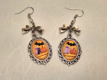 Batwing Bookcase Earrings