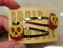 Load image into Gallery viewer, Poison Apple Hair Clips