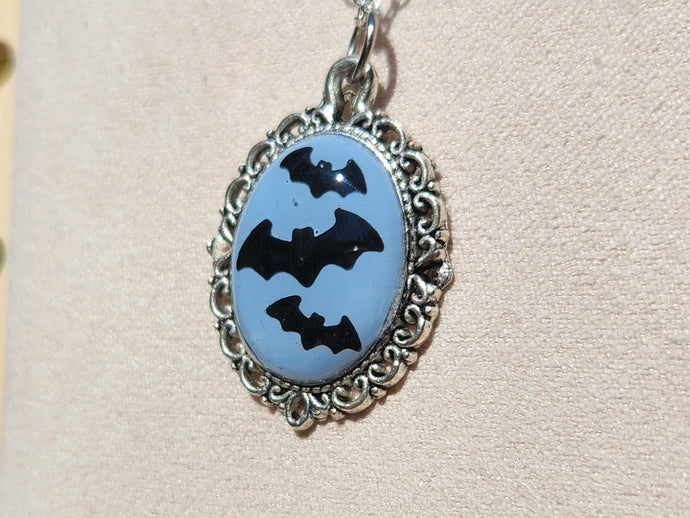 Midnight Flight Bat Necklace