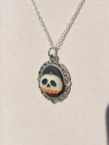 Pumpkin Ghost Necklace