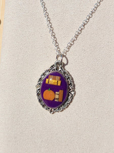 Pumpkin Bookshelf Necklace